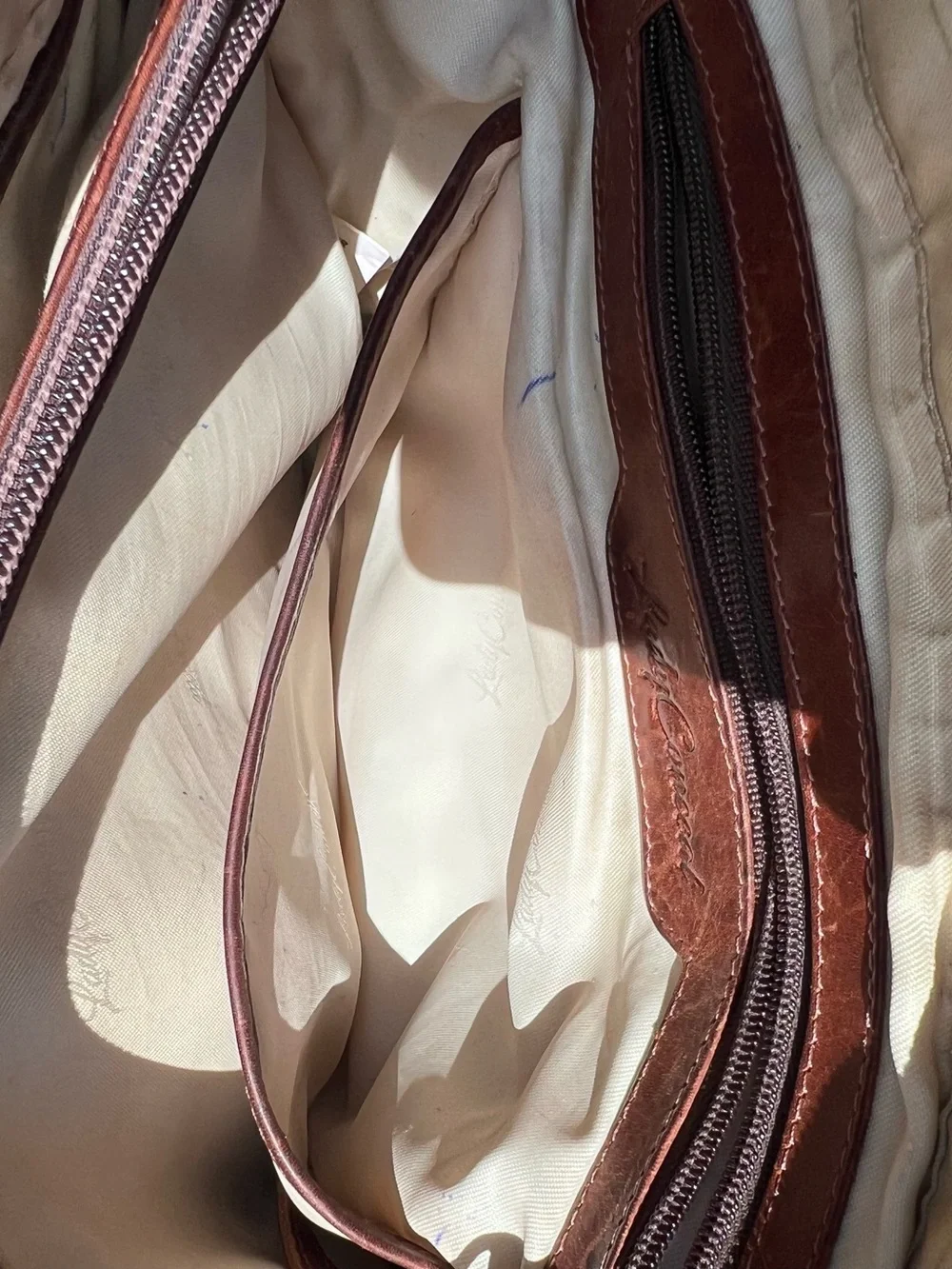 Women's Burgundy Leather Shoulder Tote